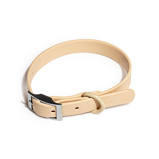 Dog Collar Large Tan