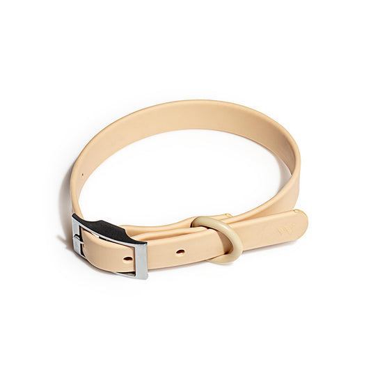 Dog Collar Small Tan