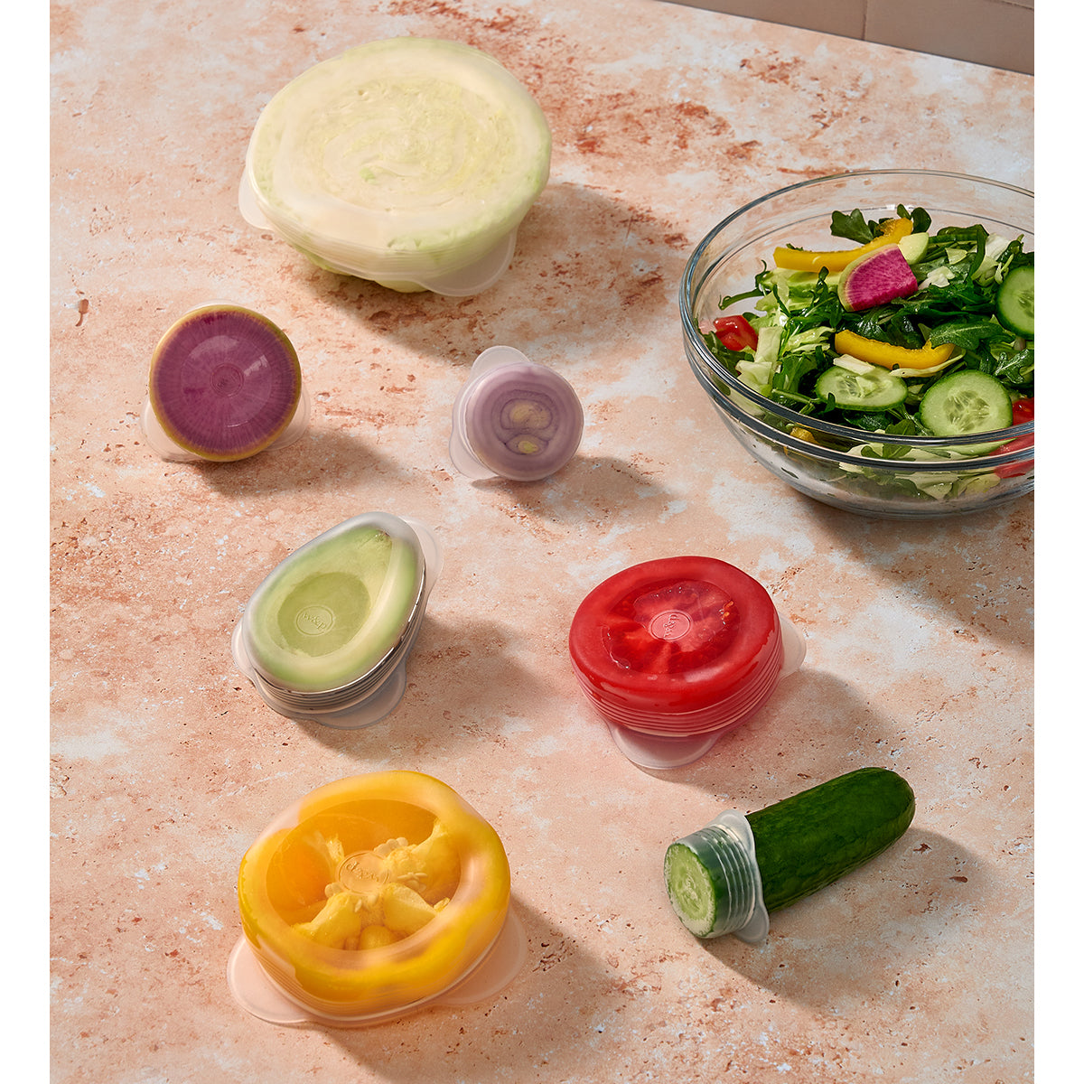 Reusable Stretch Produce Savers (set of 7)