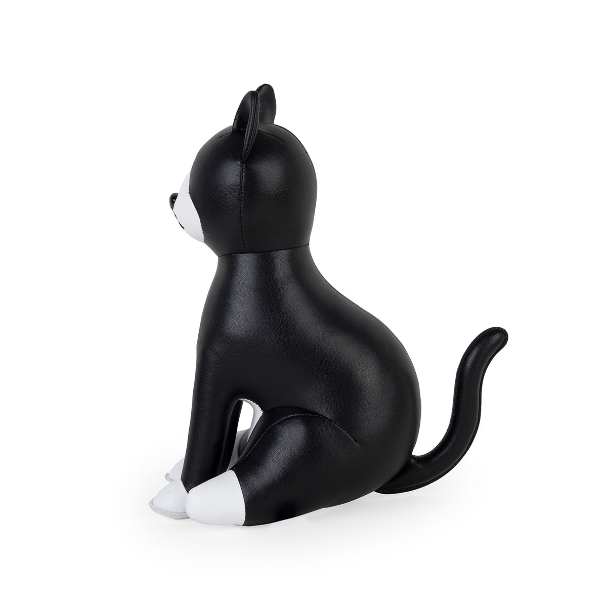 Bookend Cat Tuxedo Black