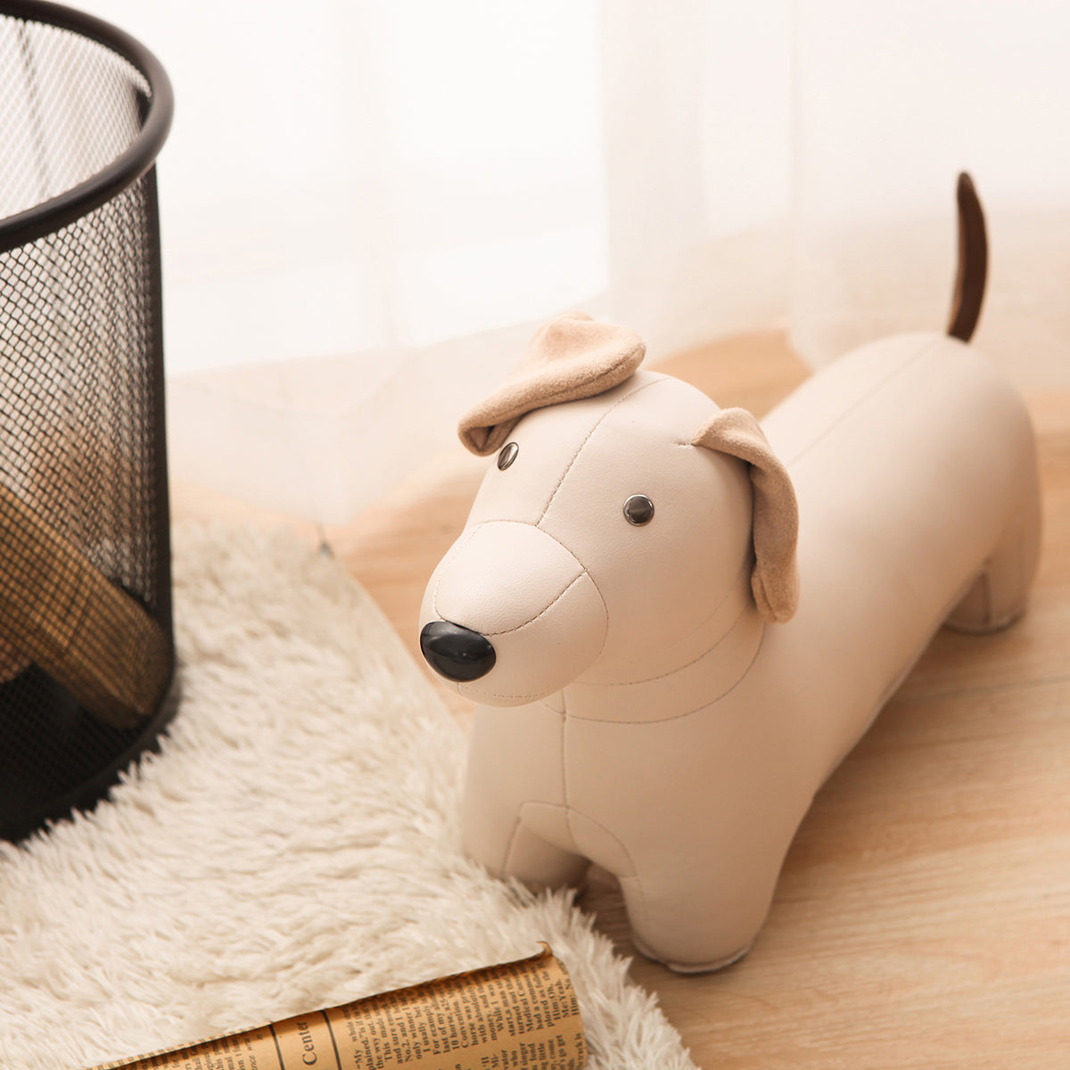 Bookend Classic Dachshund Wheat