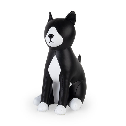 Doorstop Cat Tuxedo Black