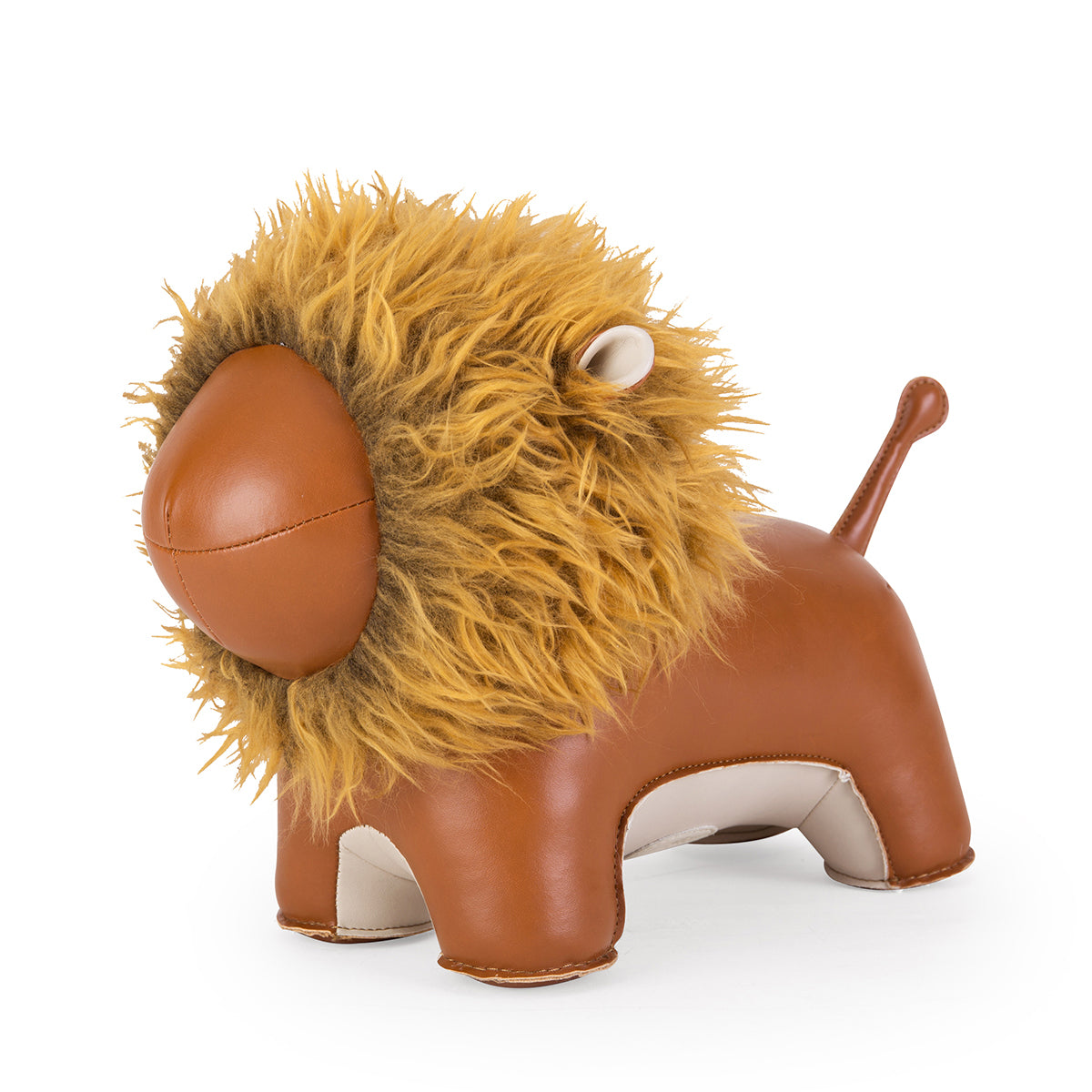 Doorstop Lion Tan