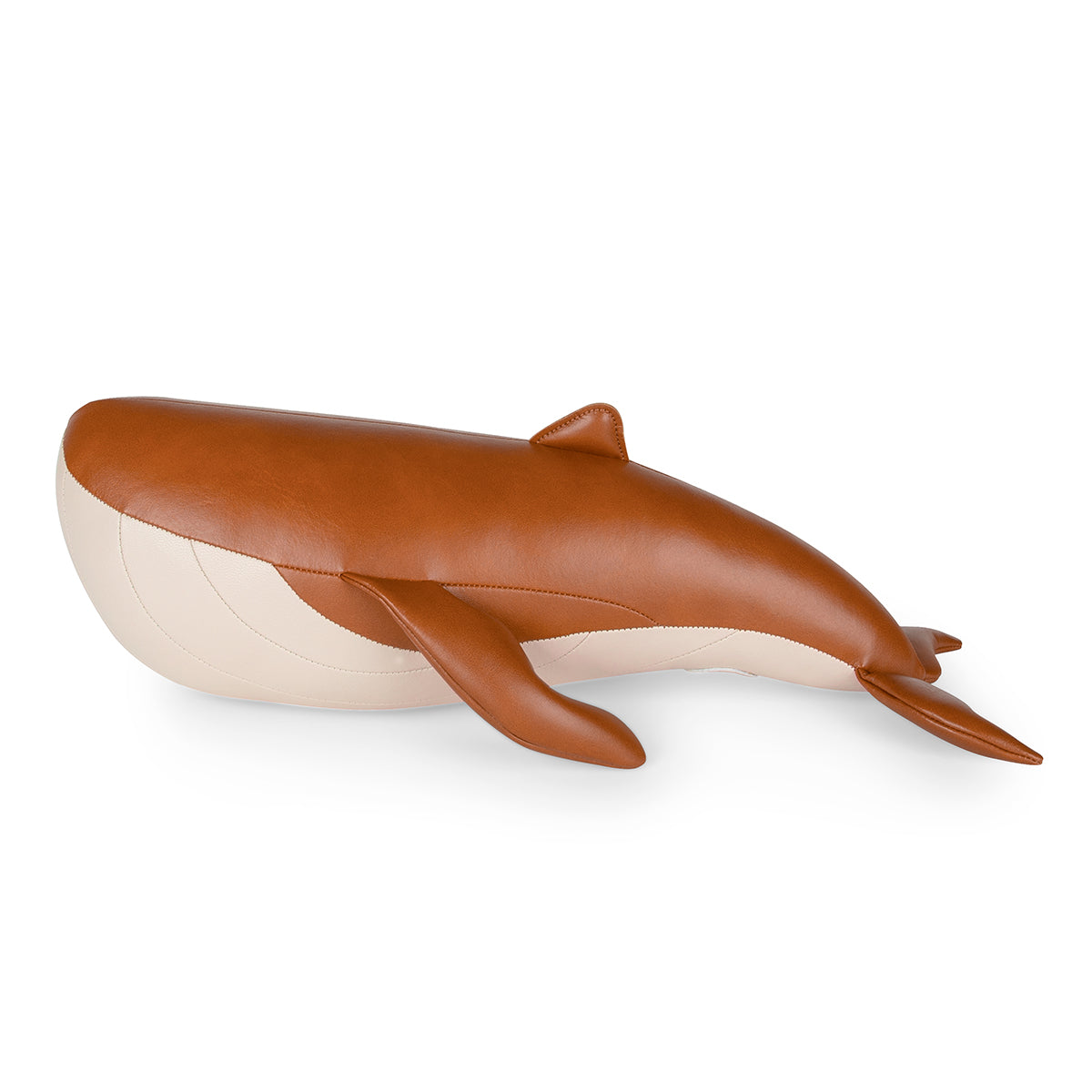 Doorstop Whale Wave Tan