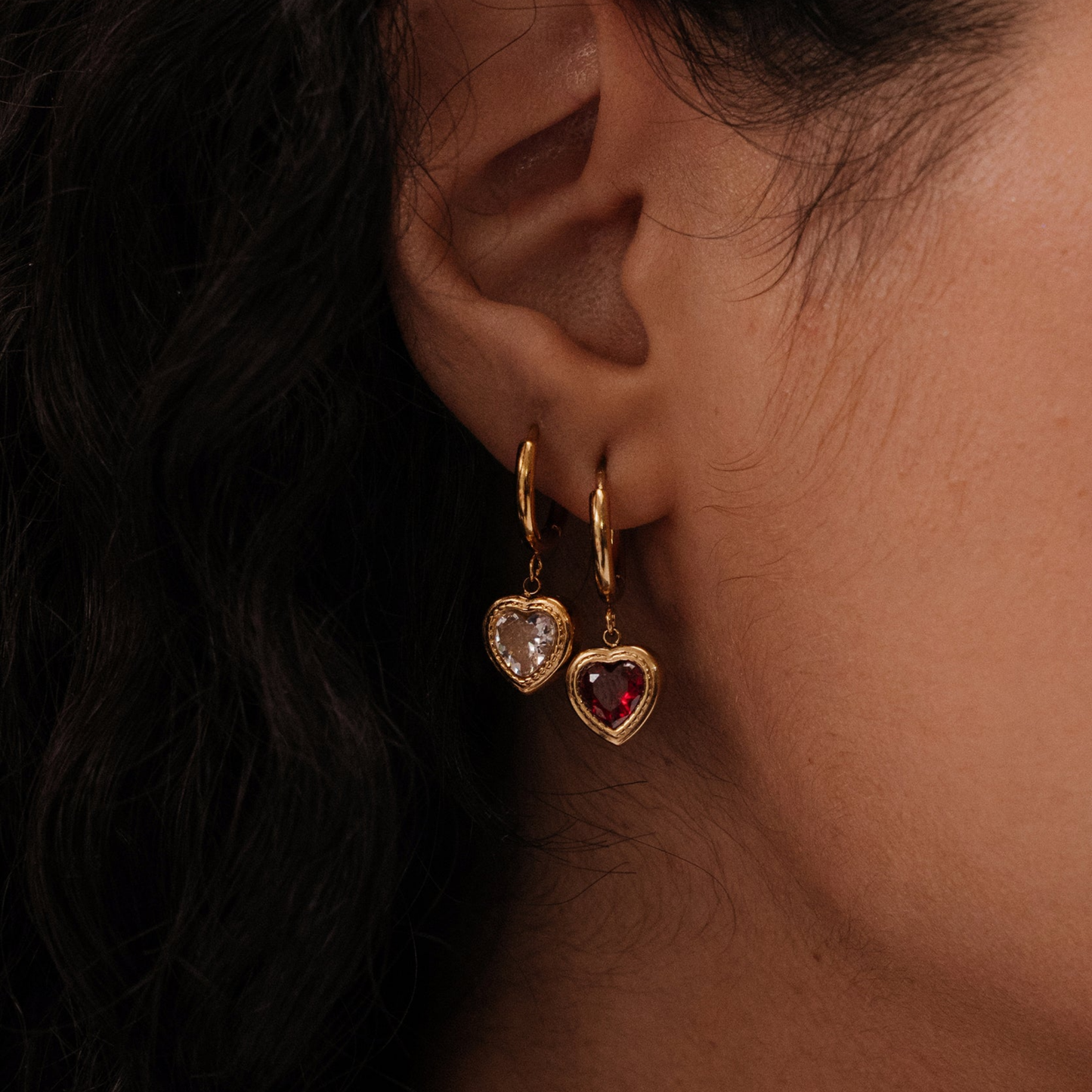 AEC Paris Earrings Aegir White Zirconium Oxide