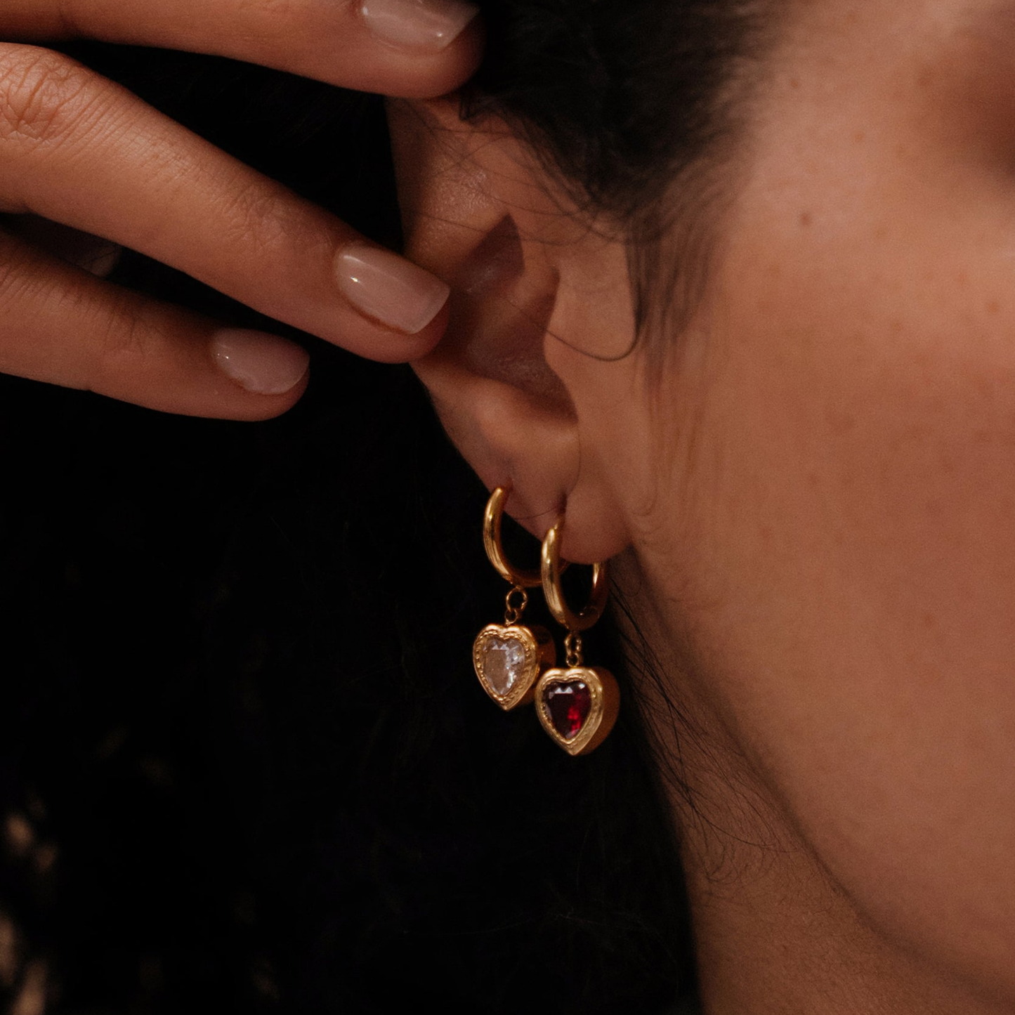 AEC Paris Earrings Aegir White Zirconium Oxide