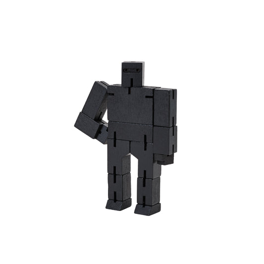 Areaware Cubebot Micro Ninja Black Robot Toy Robot Toy