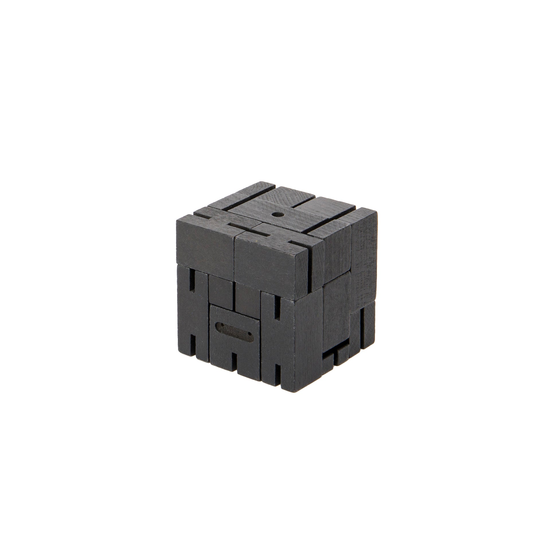 Areaware Cubebot Micro Ninja Black Robot Toy Robot Toy