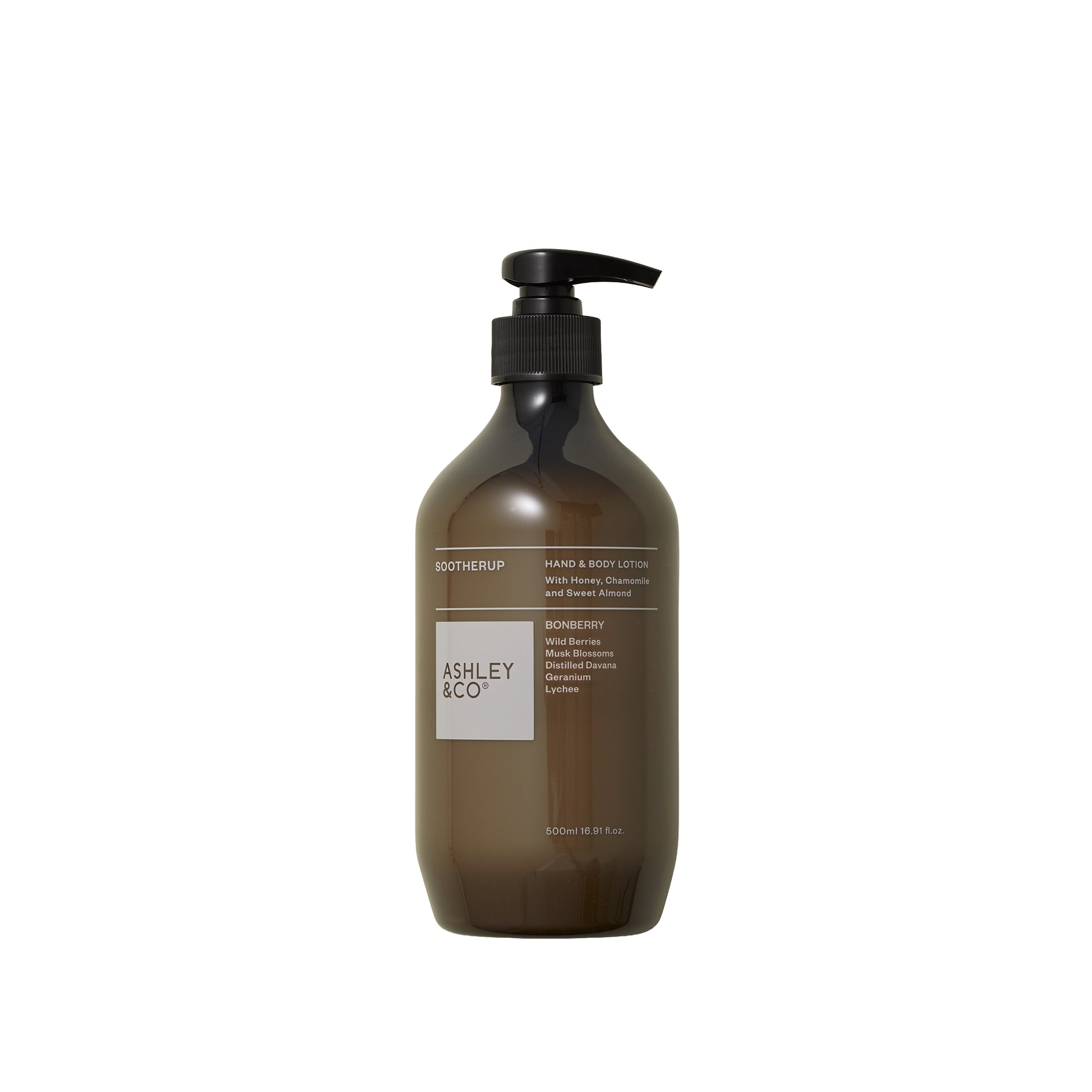 Ashley & Co Sootherup 500ml Bonberry Hand & Body Lotion Hand & Body Lotion