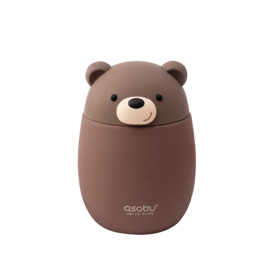 Asobu Bestie Food Container 600ml Brown Bear
