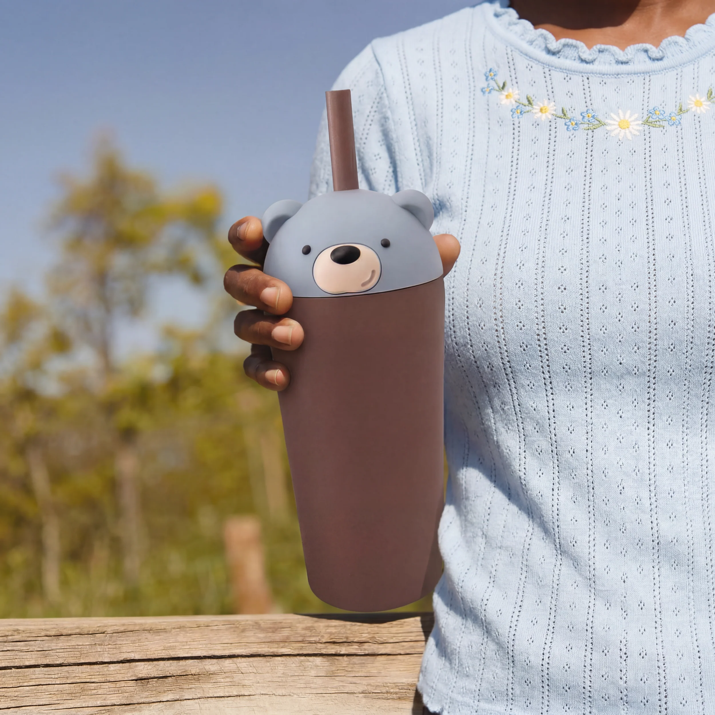 Asobu Bestie Sippy Bottle 720ml Bear