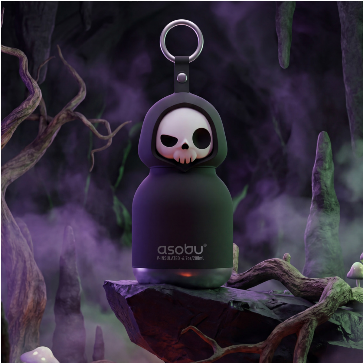 Asobu Spookie Bottle Mini 200ml Skeleton