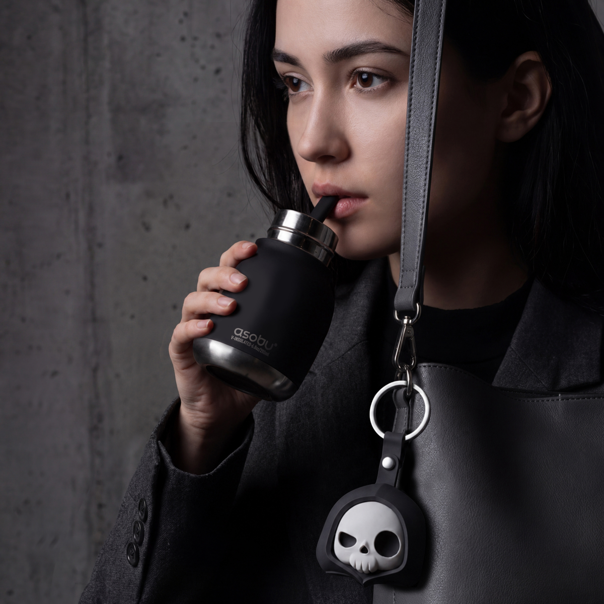 Asobu Spookie Bottle Mini 200ml Skeleton