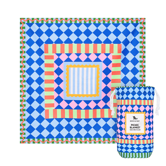 Dock & Bay Beach Blanket Large Bright Side Up 100% Recycled 100% Recycled