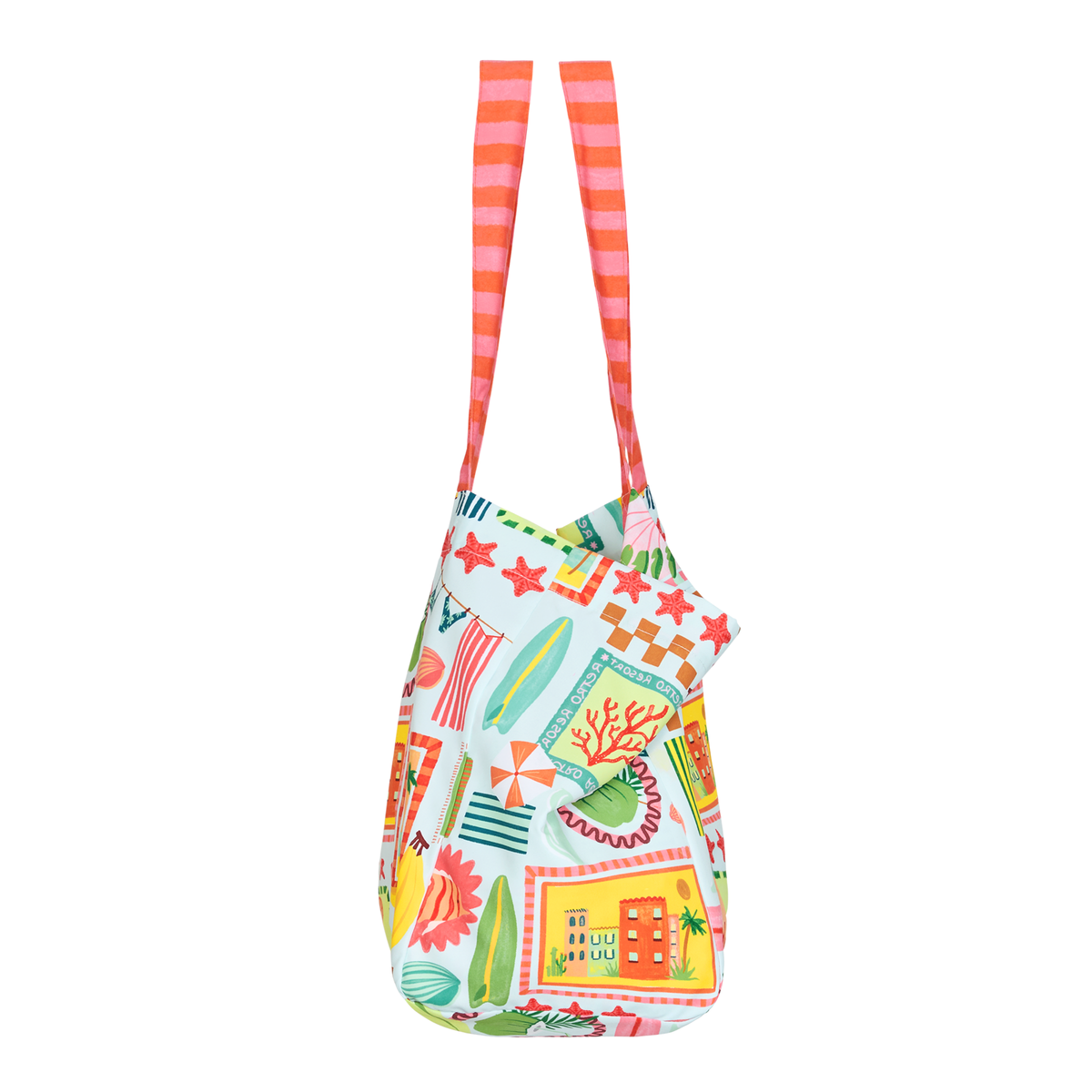 Dock & Bay Beach Tote Bag M Wish You Were Here 100% Recycled 100% Recycled