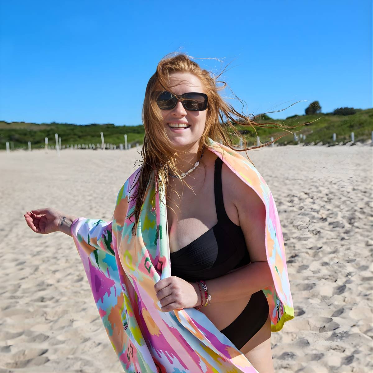 Dock & Bay Beach Towel Designed Collection L Ibiza Glow 100% Recycled 100% Recycled