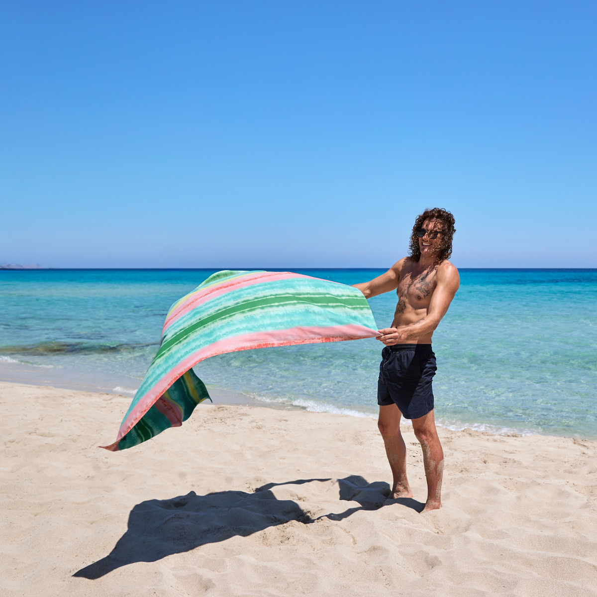 Dock & Bay Beach Towel Designed Collection L Watermelon Sugar 100% Recycled 100% Recycled