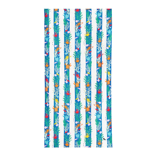 Dock & Bay Beach Towel Kids Collection M Beneath The Reef 100% Recycled 100% Recycled