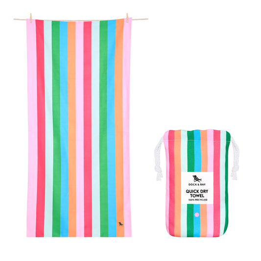 Dock & Bay Beach Towel Summer Collection L Tutti Frutti 100% Recycled 100% Recycled