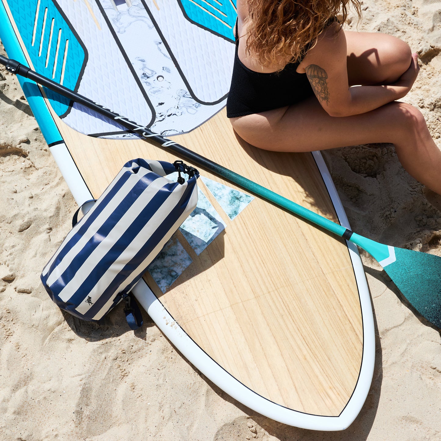 Dock & Bay Dry Bag 20L Whitsunday Blue 100% Recycled 100% Recycled