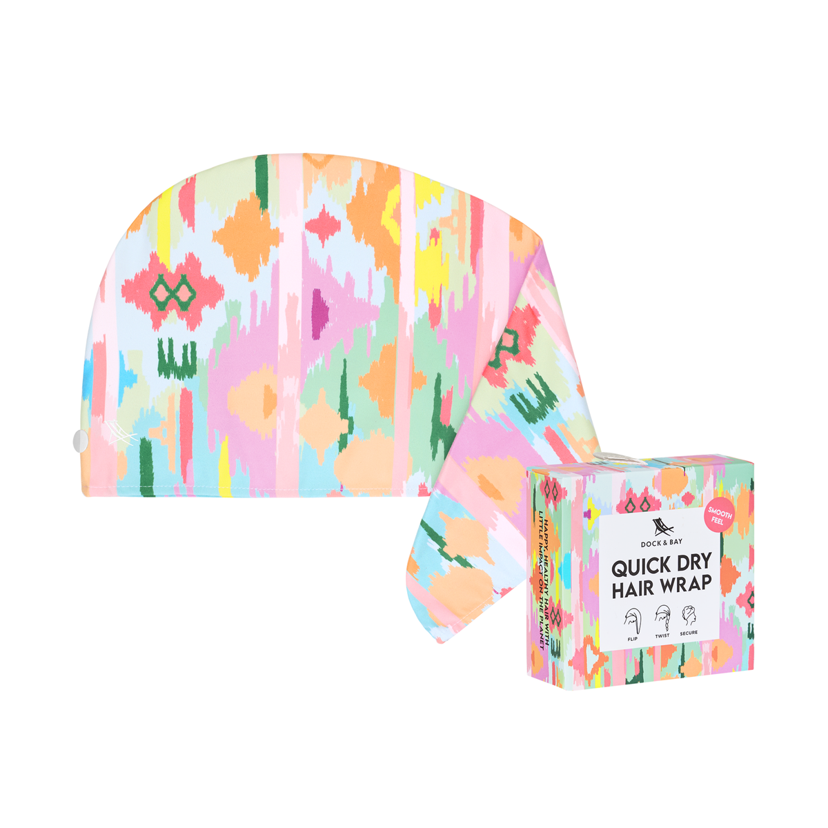 Dock & Bay Hair Wrap Collection Ibiza Glow 100% Recycled 100% Recycled