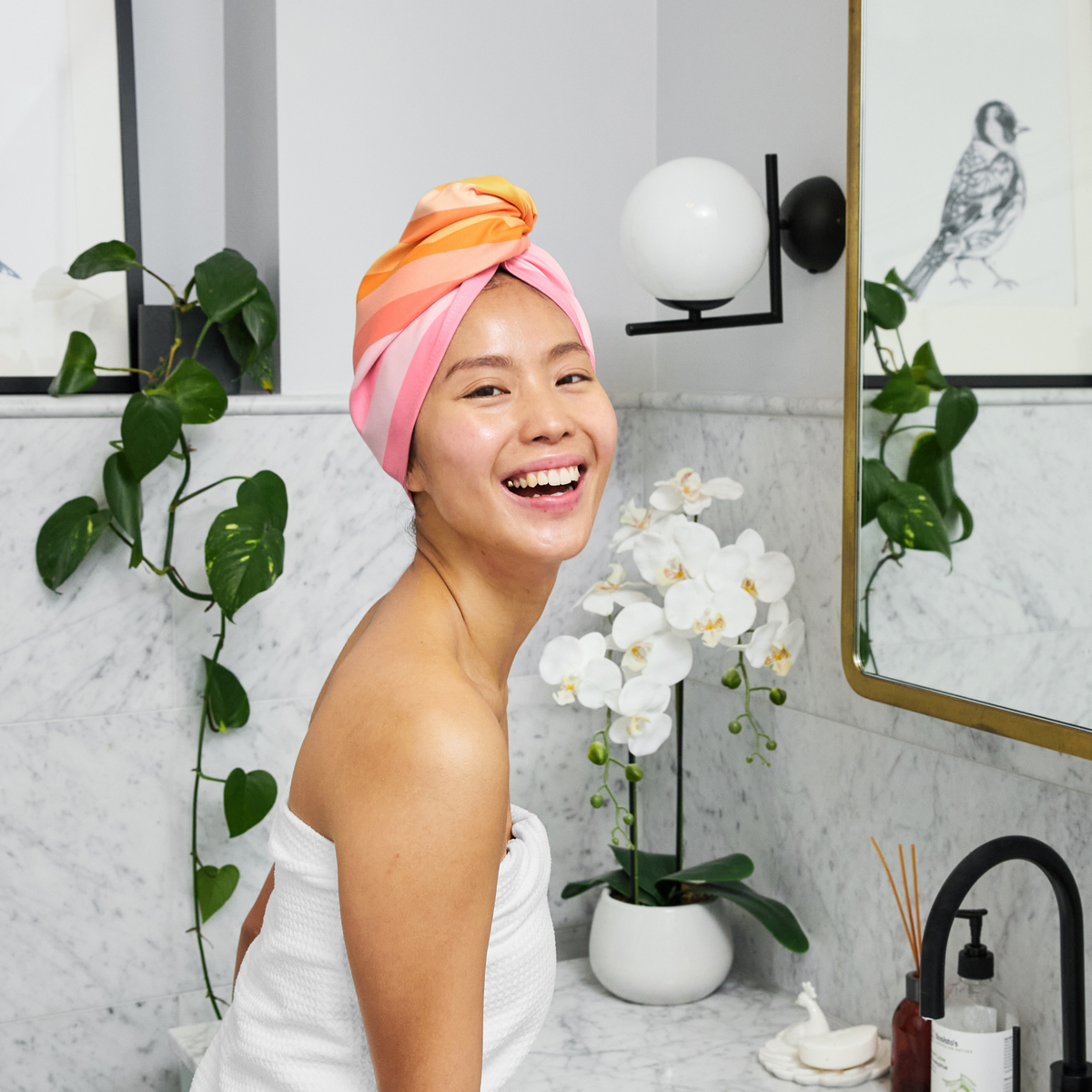 Dock & Bay Hair Wrap Collection Miami Sorbet 100% Recycled 100% Recycled