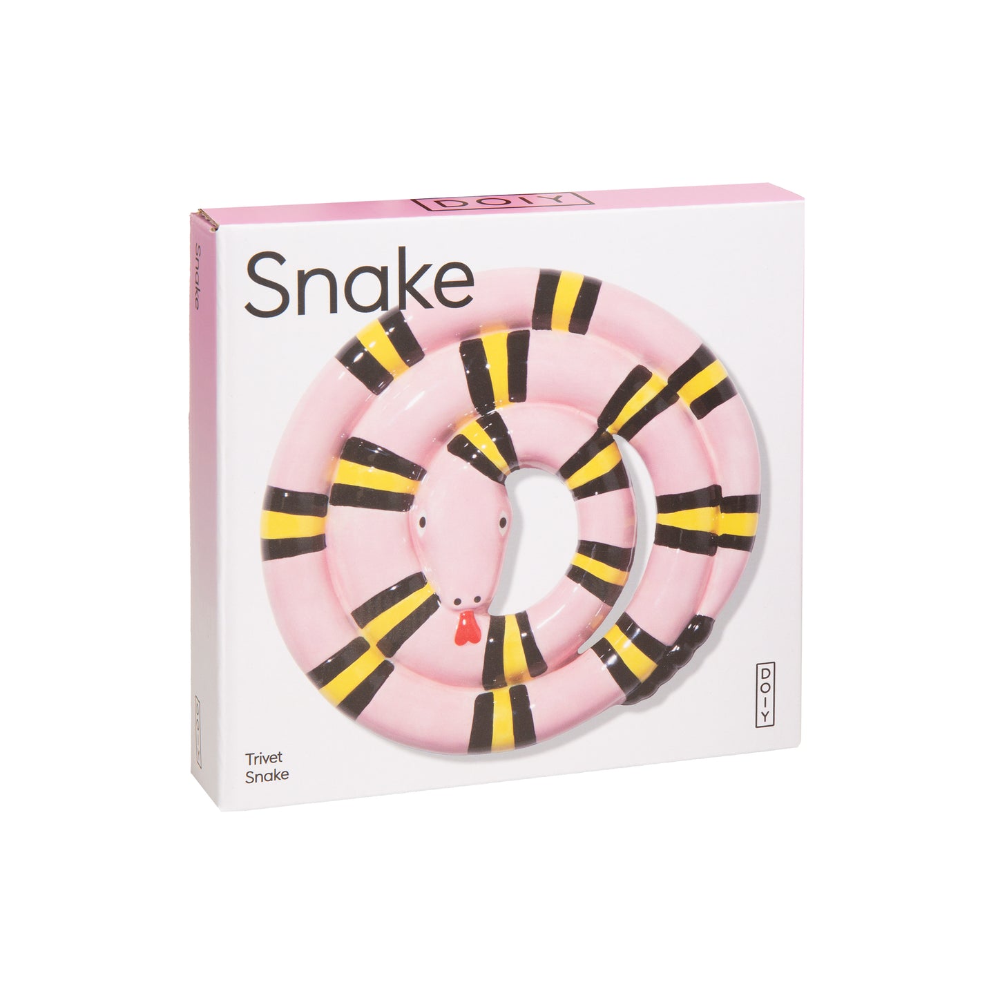 DOIY Snake Trivet Pink