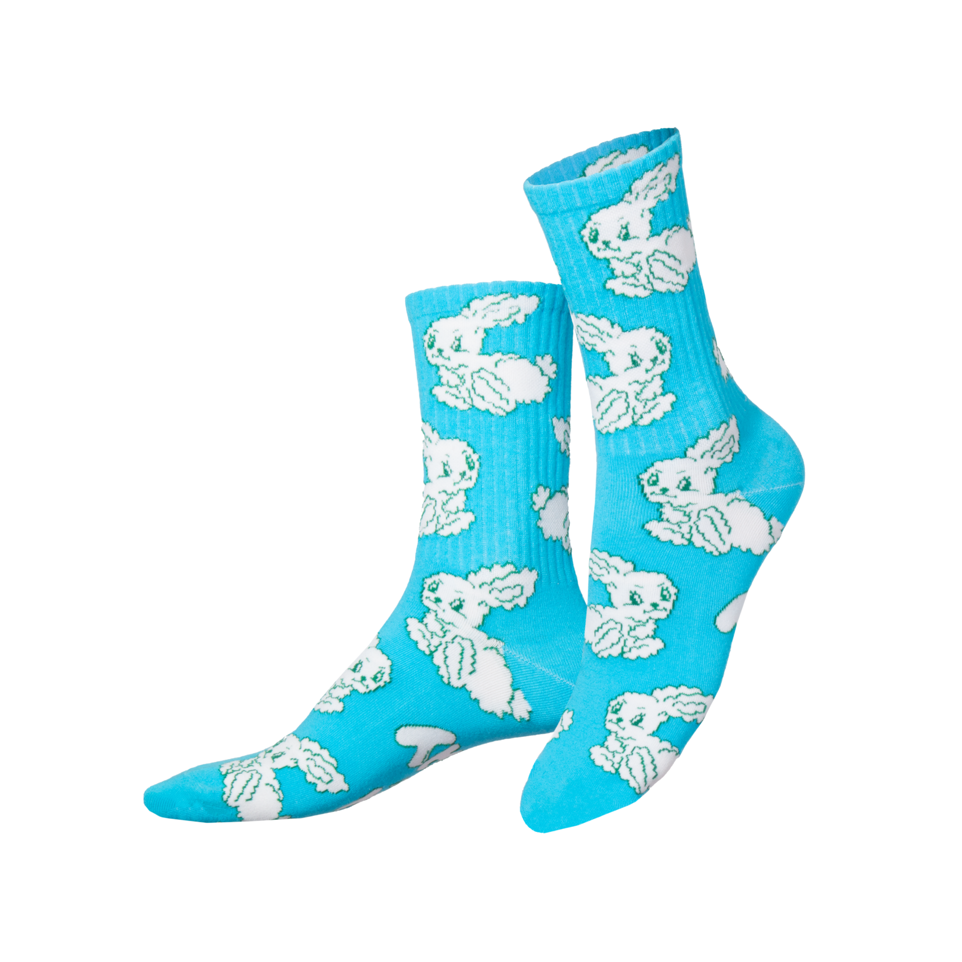Eat My Socks Crew Socks Late Bunny