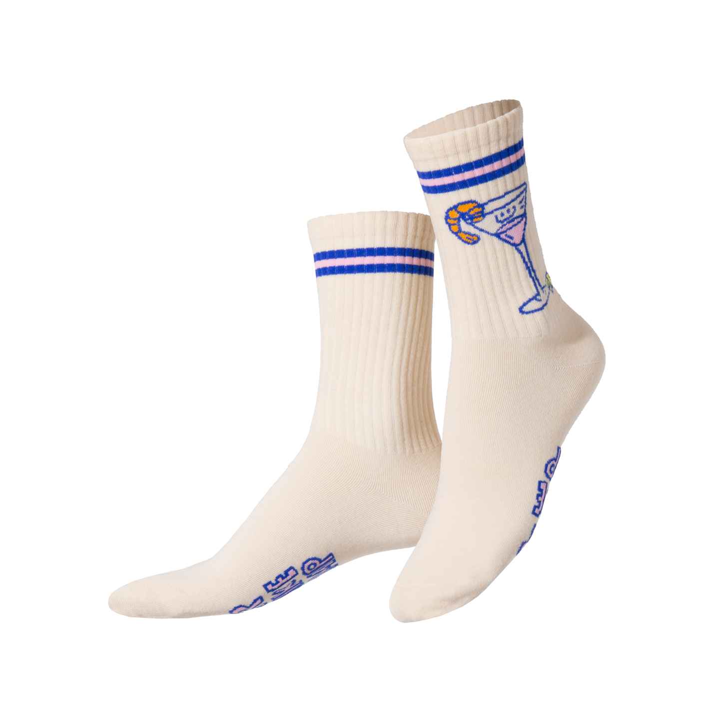 Eat My Socks Crew Socks Shrimp Cocktail