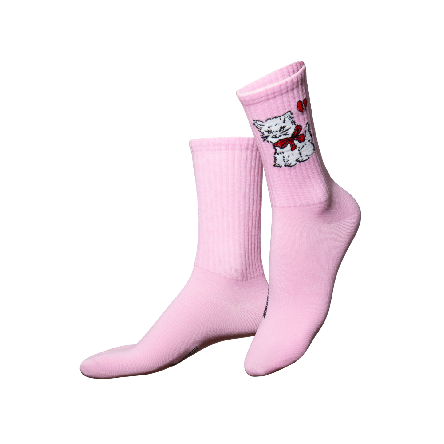 Eat My Socks Crew Socks Vintage Cat