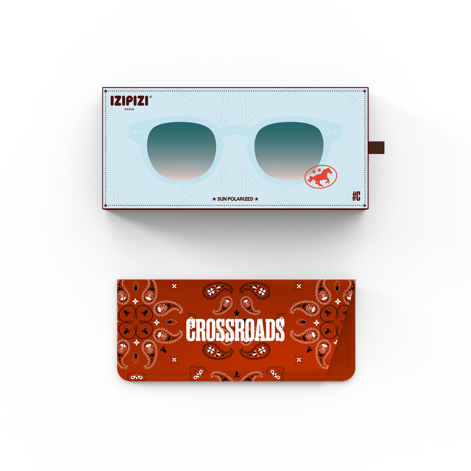 IZIPIZI Sun Collection C Polarised Crossroads Turquoise Stone