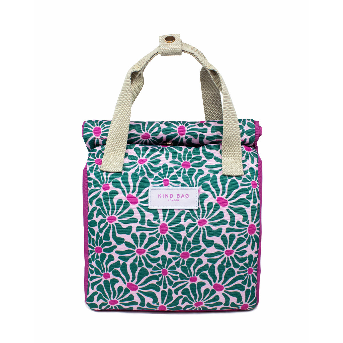 Kind Bag Lunch Bag Abstract Flowers