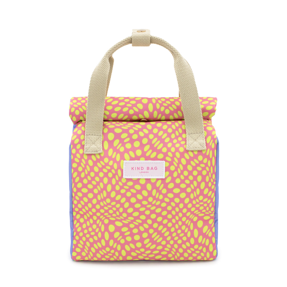Kind Bag Lunch Bag Twisted Polka Pink & Yellow