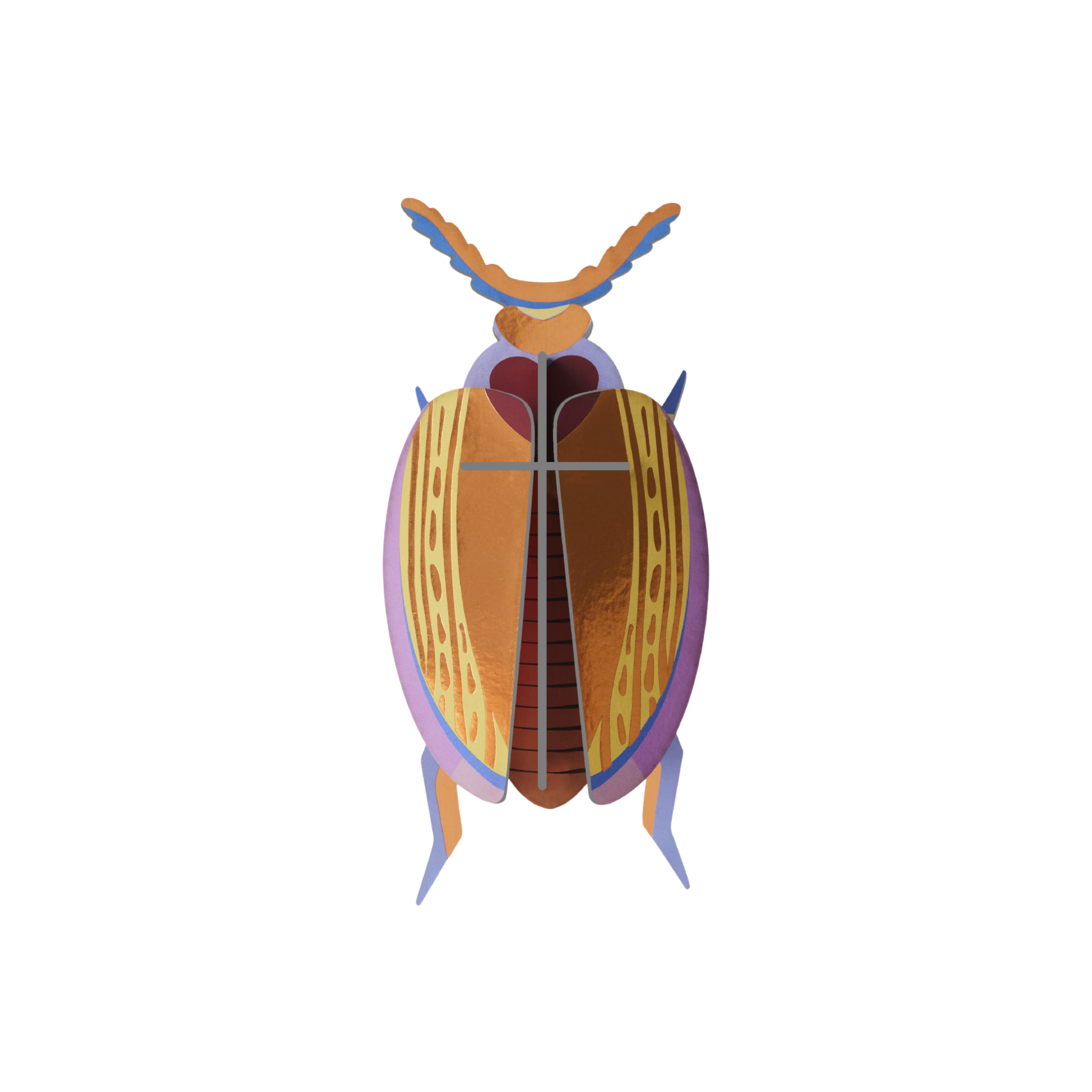 Studio Roof Wall Art Beetles (B6) Cuprum Beetle