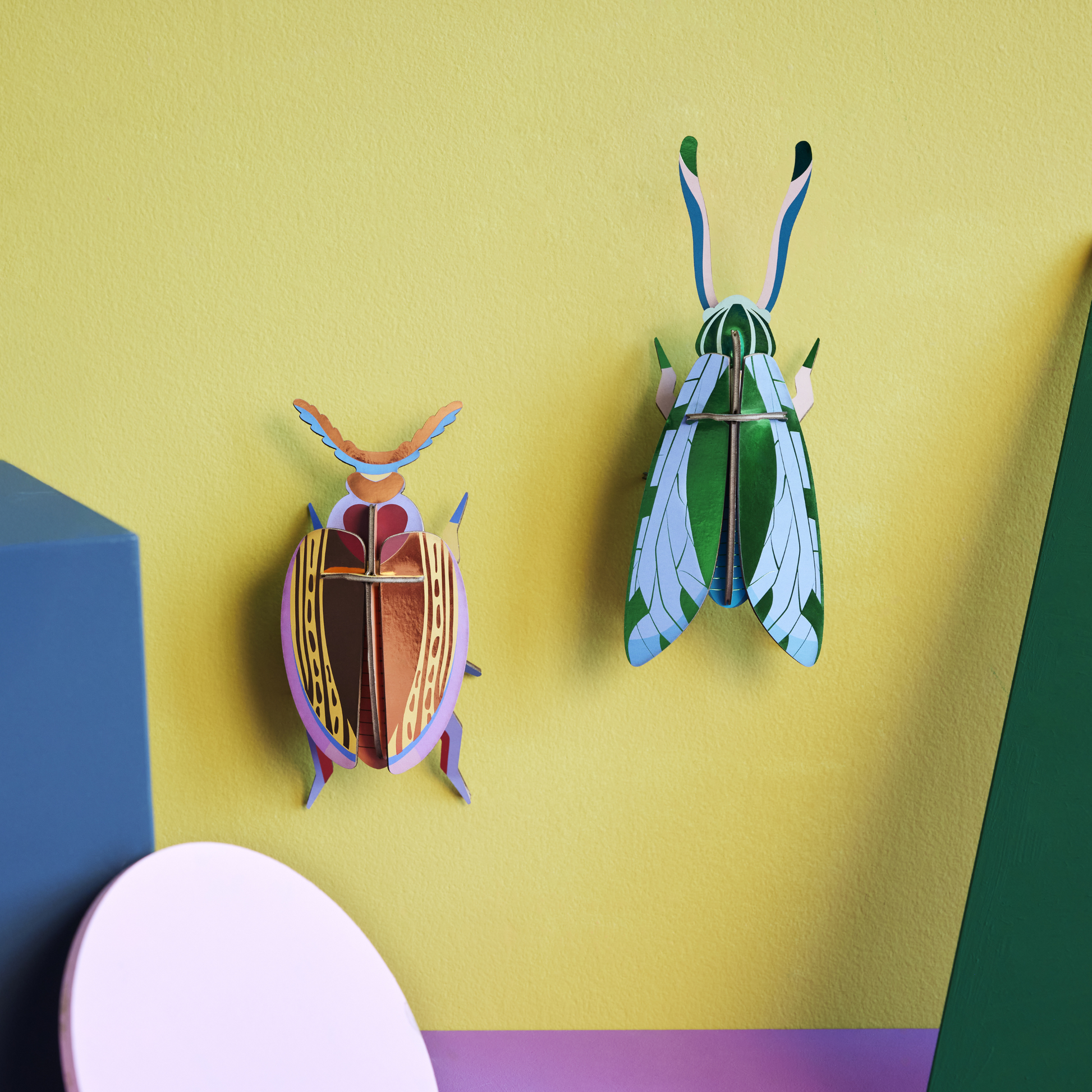 Studio Roof Wall Art Beetles (B6) Cuprum Beetle