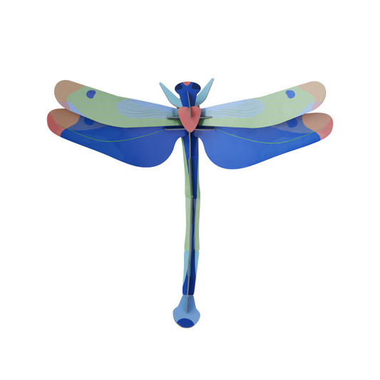 Studio Roof Wall Art Butterflies (A4) Dragonfly Blue