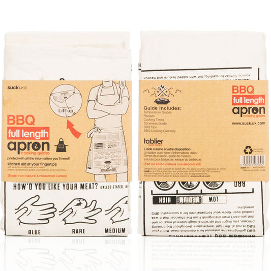 Suck UK Apron Cooking Guide Barbecue