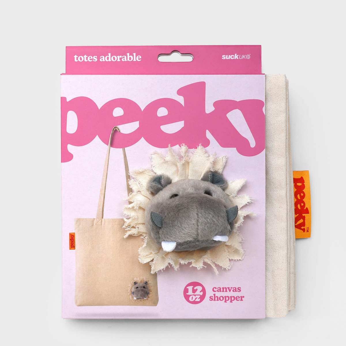 Suck UK Peeky Tote Hippopotamus