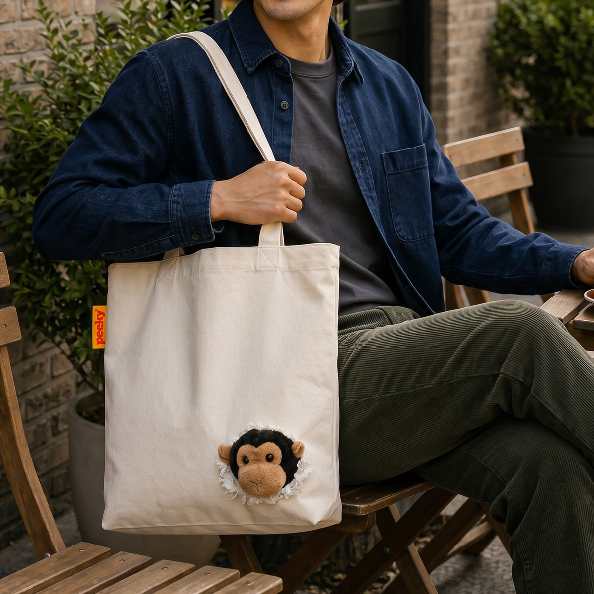 Suck UK Peeky Tote Monkey
