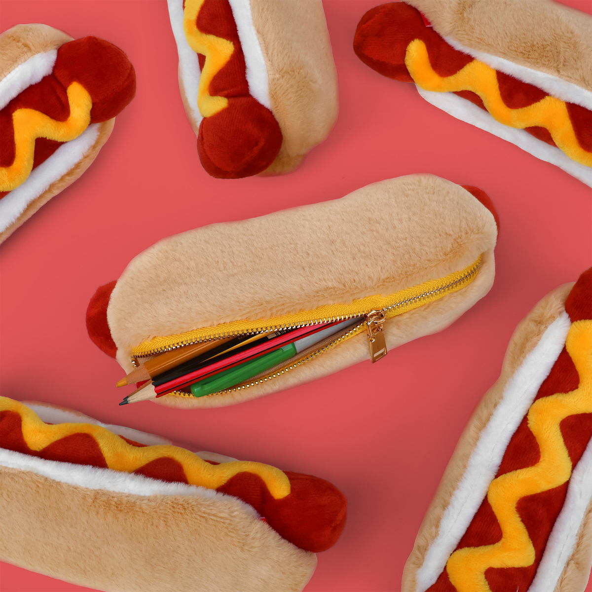 Suck UK Zip Case Hot Dog