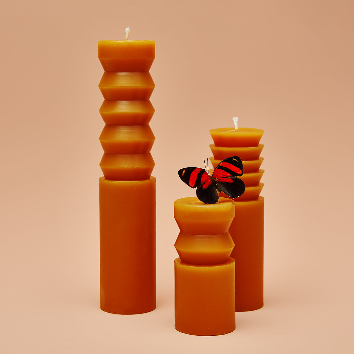 Totem Candle Terracotta Small