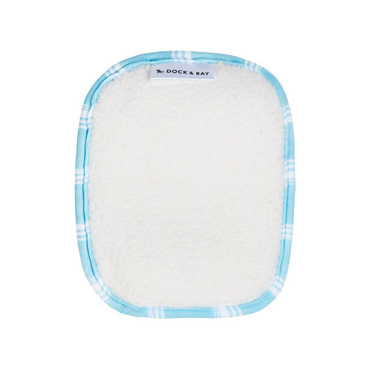 Home Reusable Makeup Wipes (pk of 3) Chamomile Blue