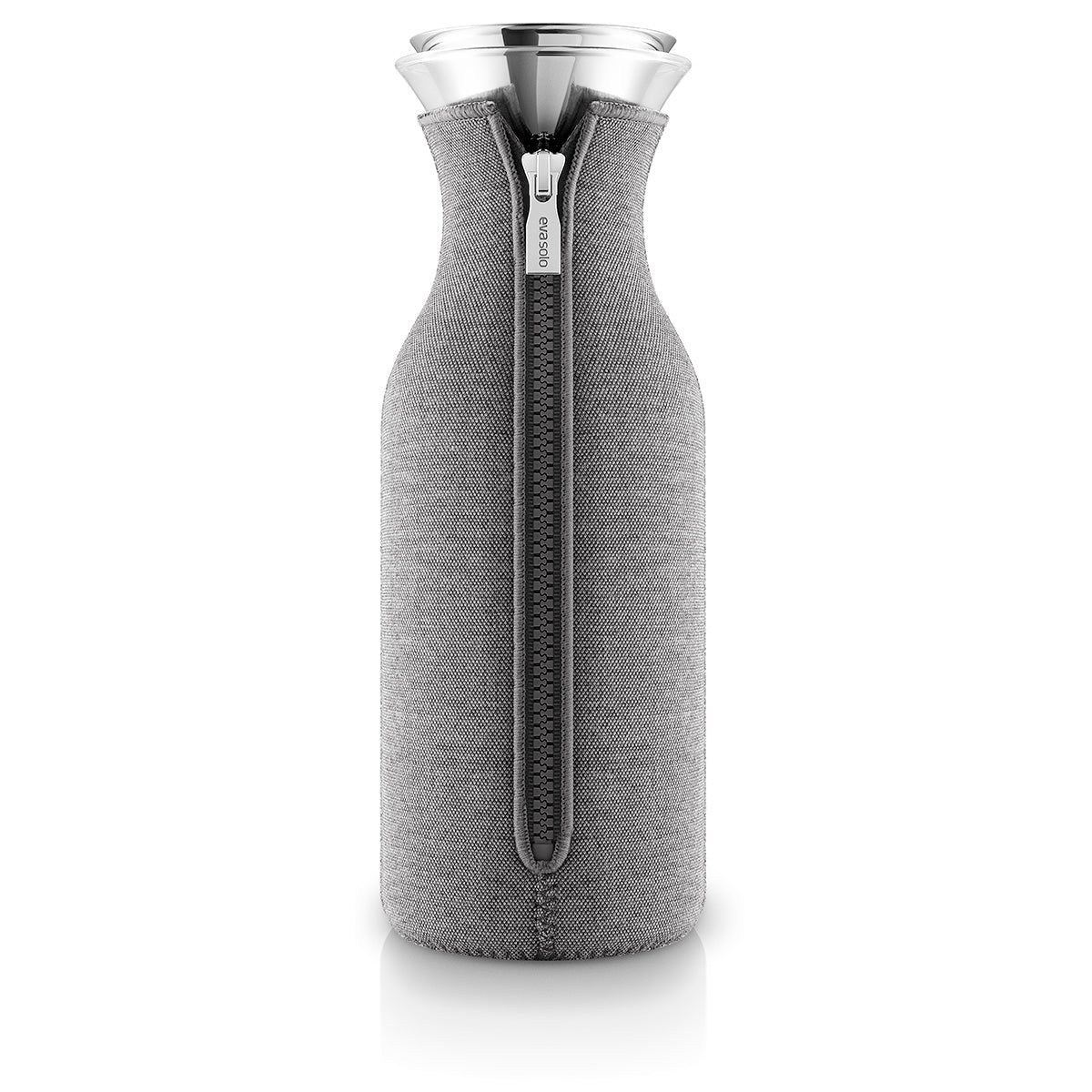 Fridge carafe with Woven Cover 1.0L Dark Grey