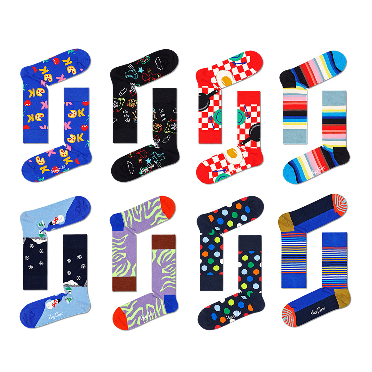 Gift Set 24 Days Of Holiday Socks (0200) 24-Pack