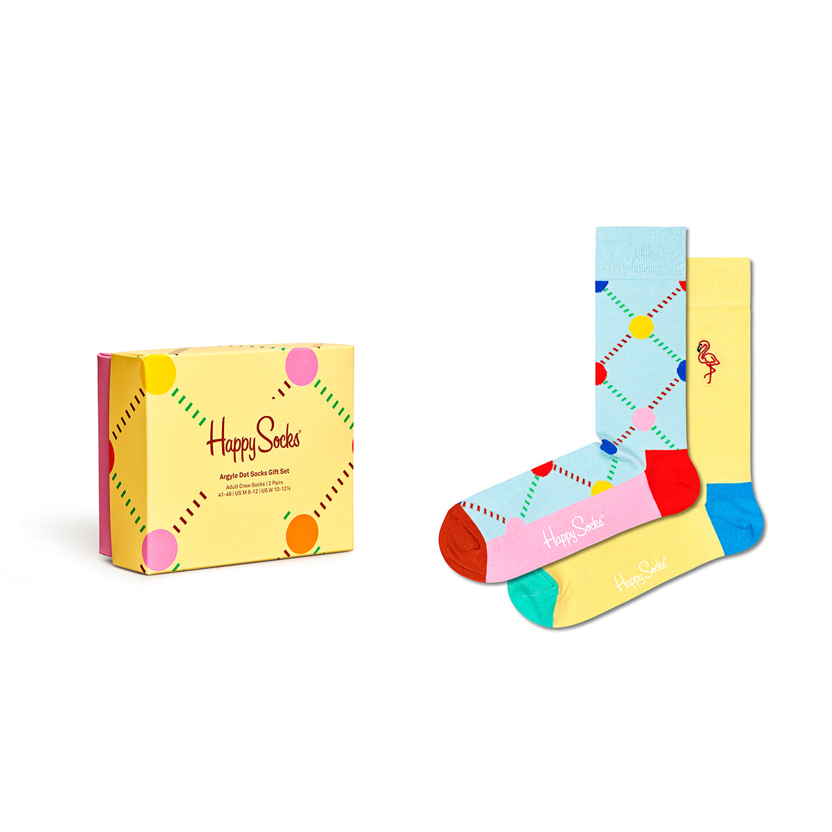 Gift Set Argyle Dot Socks (3300) 2-Pack