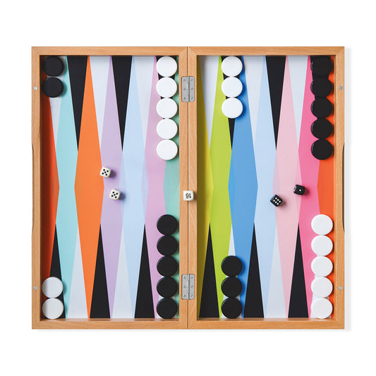 MoMA Colourplay Backgammon Set