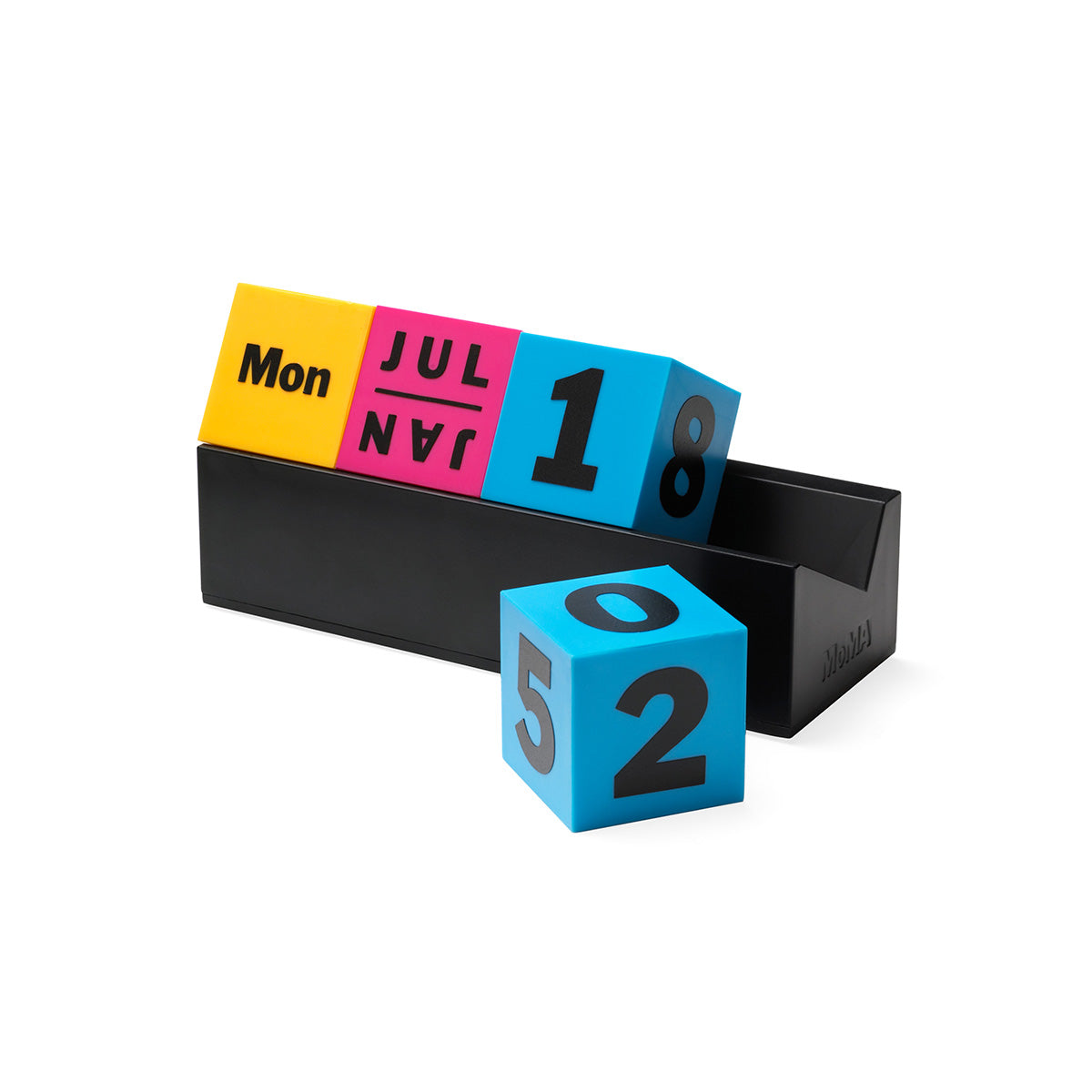 MoMA Perpetual Calendar Cubes CMYK