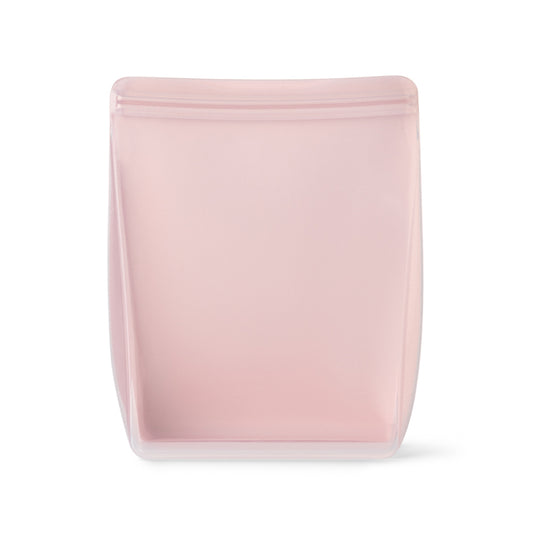 Reusable Silicone Bag Stand Up 1.5L Blush