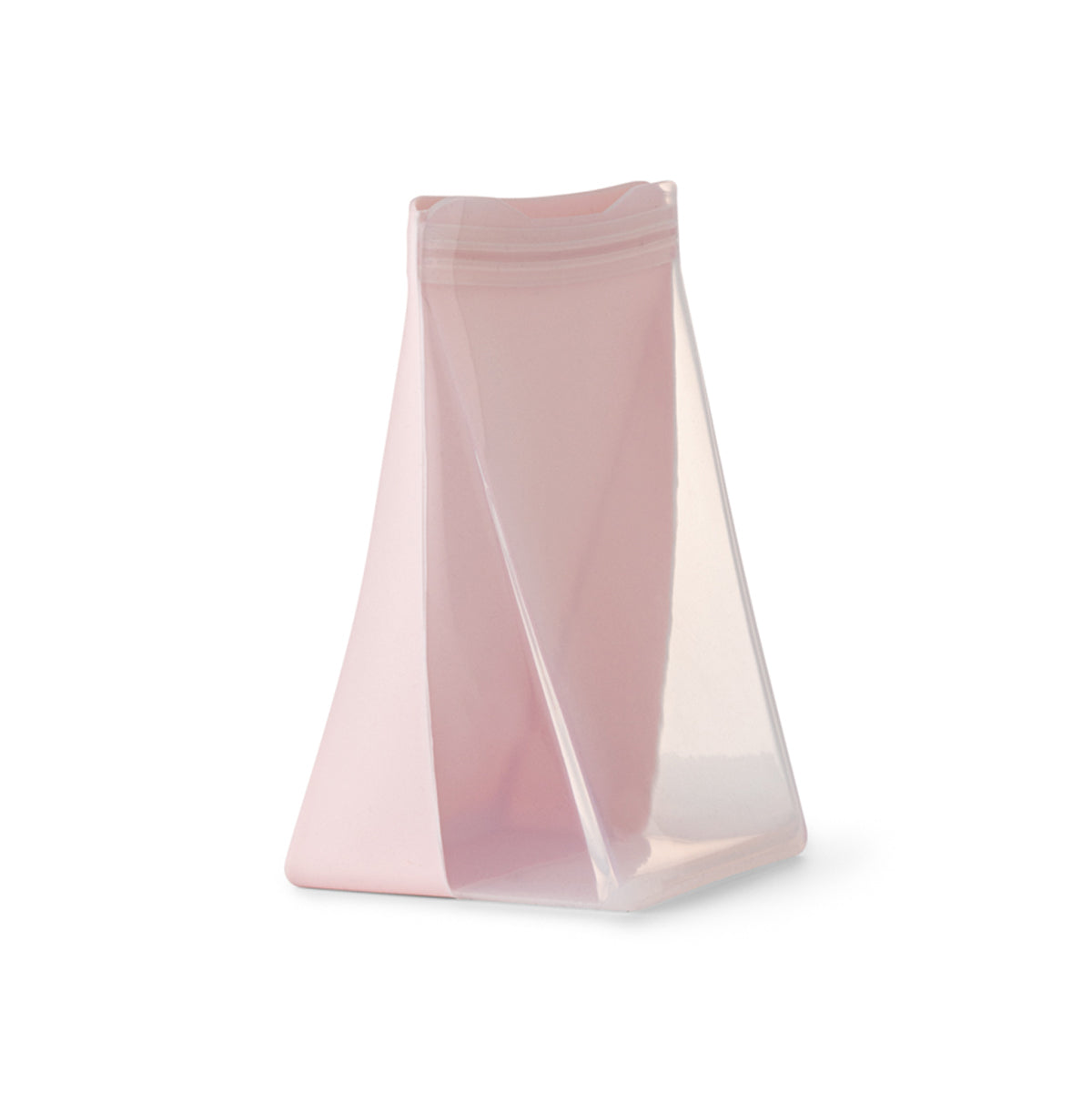 Reusable Silicone Bag Stand Up 1L Blush