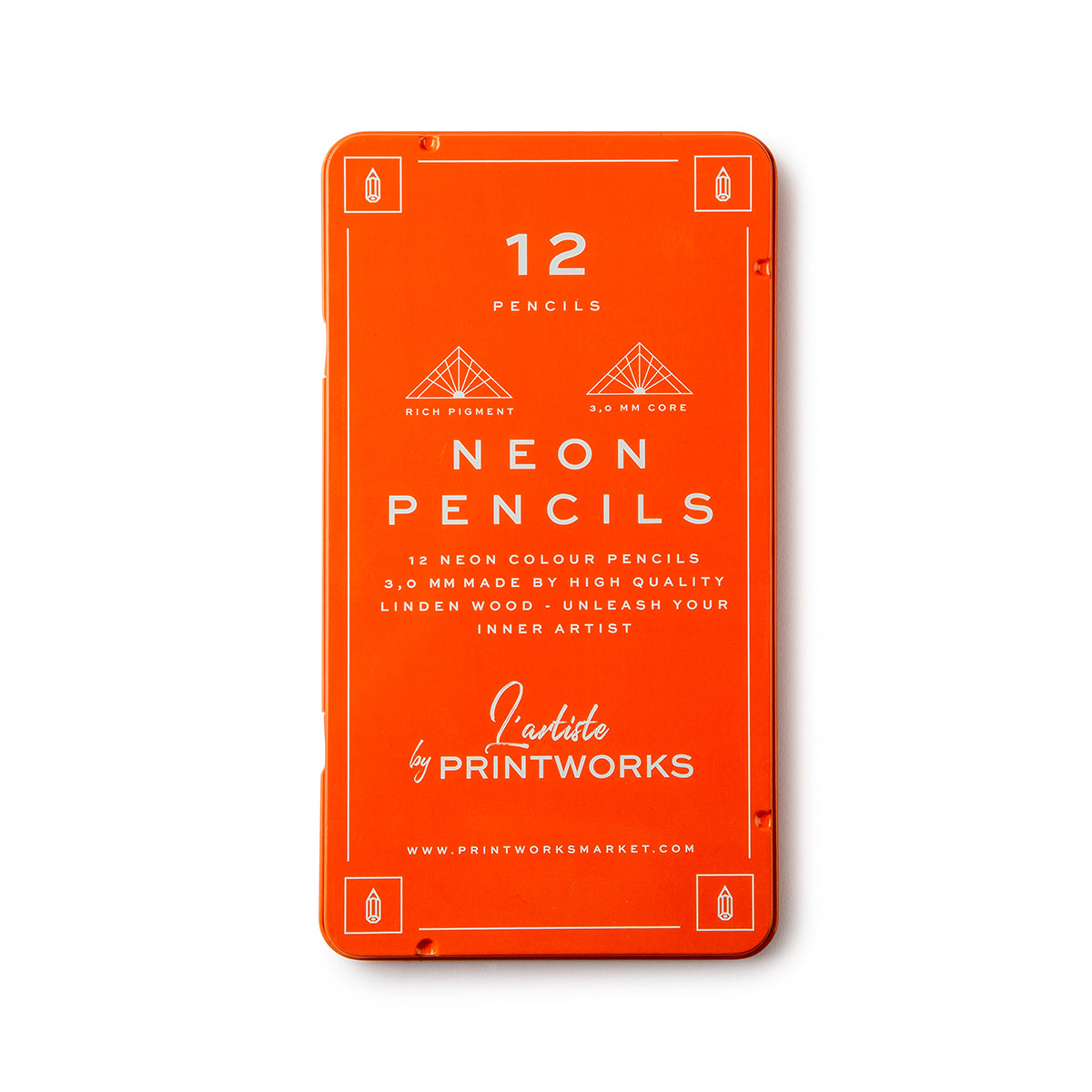 Colour Pencils (set of 12) - Neon